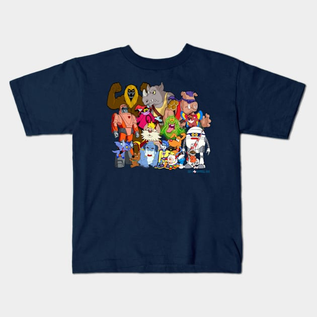 Side Kickin Kids T-Shirt by Python Patrol